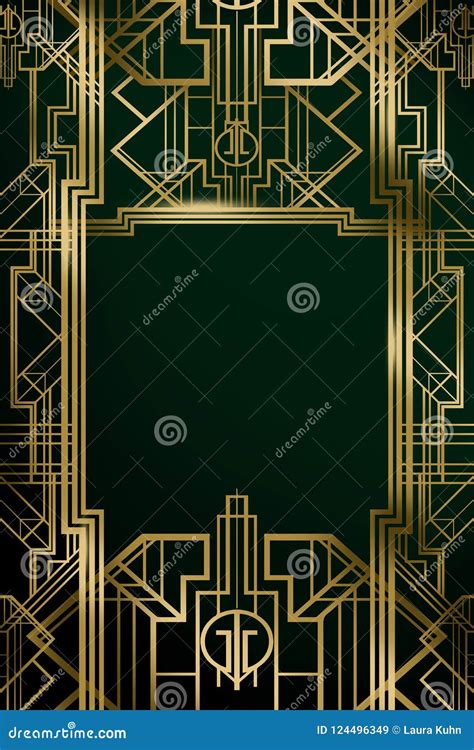 Great Gatsby Movie Inspiration Film Backdrop Background Poster Stock Photography | CartoonDealer ...