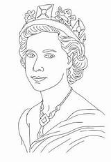 Queen Victoria Coloring Page Pages  Vrogu sketch template