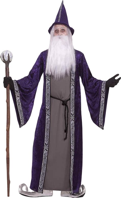 Amazon.co.jp: 魔法使い ハロウィン コスチューム コスプレ 大人用 Adult Purple Wizard Costume XL [並行輸入品] : ホビー