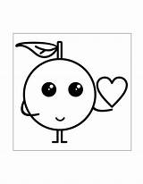 Orange Coloring Pages – Printable Coloring Pages FREE sketch template