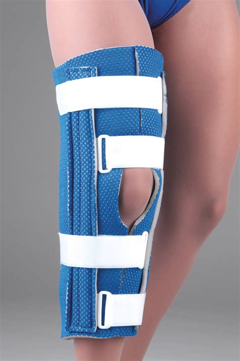 Breathable Universal Cutaway Knee Immobilizer 14" Blue Un - Walmart.com