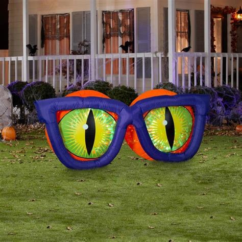 Gemmy 4-ft x 7-ft Lighted Eyes Halloween Inflatable in the Halloween Inflatables department at ...