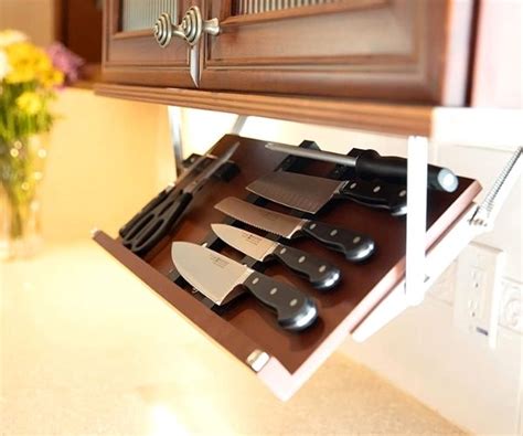 The Best 4 Under Cabinet Knife Storage: An Option For Small Kitchens ...