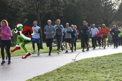 Grinch running with (2) | Brueton parkrun | Flickr