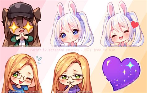 [+Video] Commission - Twitch Emotes by Hyanna-Natsu on DeviantArt