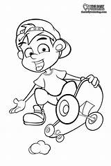 Skateboard Coloring Pages  The Daily sketch template