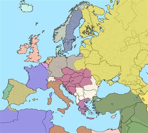 Mapas superpuestos III: la Europa de primera mitad del siglo XX - Una breve historia