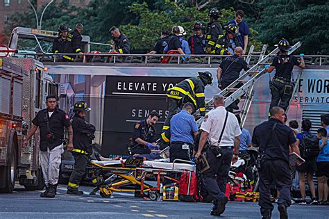 Manhattan Bus Crash Hospitalizes 32, Chaos Ensues