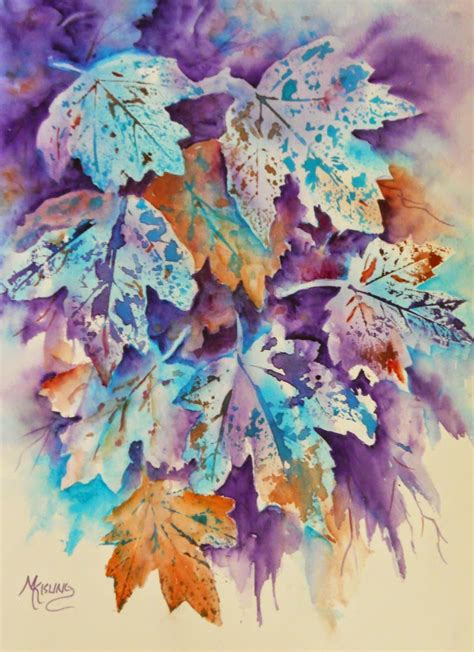 Martha Kisling Art With Heart : Fall Leaves and November Art Newsletter