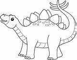 Stegosaurus Coloring Pages sketch template