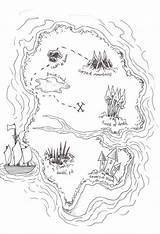 Pirate Treasure Map Coloring Pages  Coloring Home sketch template