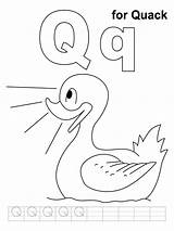 Q Coloring Page sketch template