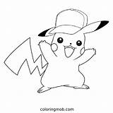 Pikachu Coloring Pages Free Printable PDF sketch template