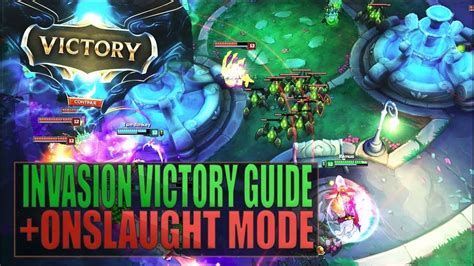 INVASION VICTORY BOSS GUIDE + ONSLAUGHT GAMEPLAY - League of Legends New Game Mode - YouTube