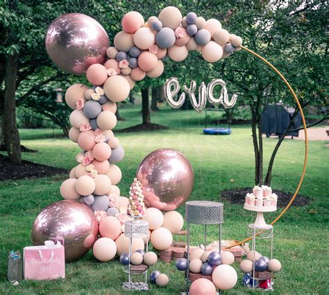 circle Balloon arch #balloonarch elegant balloon arch design, muted ...