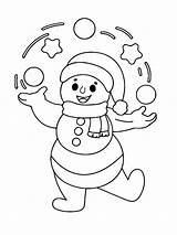 Playful Snowman Coloring Page  Free Printable Pages For Kids sketch template