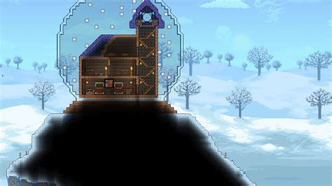 ahhh a nice snow globe build just in time for christmas! : r/Terraria