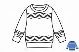 Sweater Coloring Pages sketch template