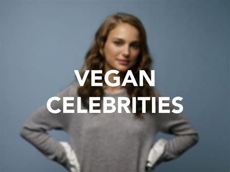 Vegan celebrities