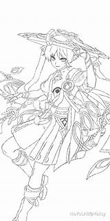 Wanderer Line/sketch Art Genshin Impact  HoYoLAB sketch template