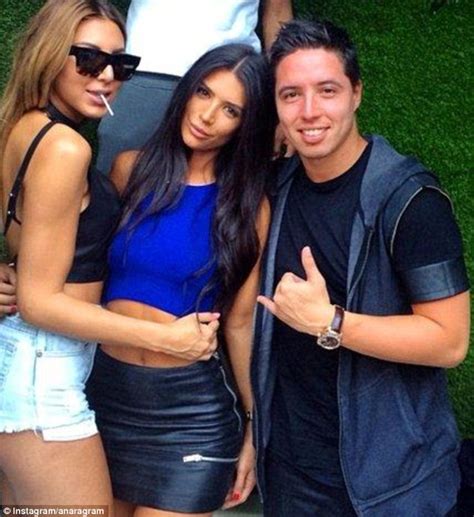 Samir Nasri keeps the party going with girlfriend Anara Atanes in LA ...