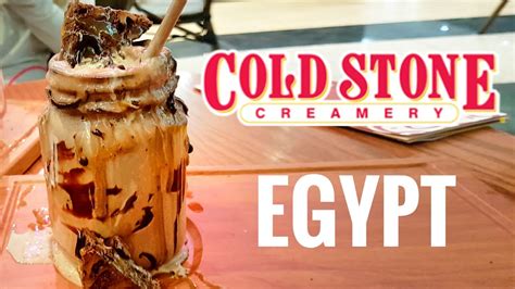 Cold Stone Creamery Egypt Ice Cream waffle & milk shakes - YouTube