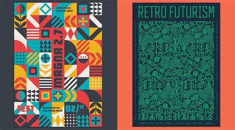 Four of the Best Geometric Poster Templates for Adobe Illustrator