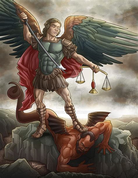 My Take on the Classic Archangel Michael Painting by kpetchock on ...