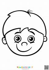 Head Coloring Page sketch template