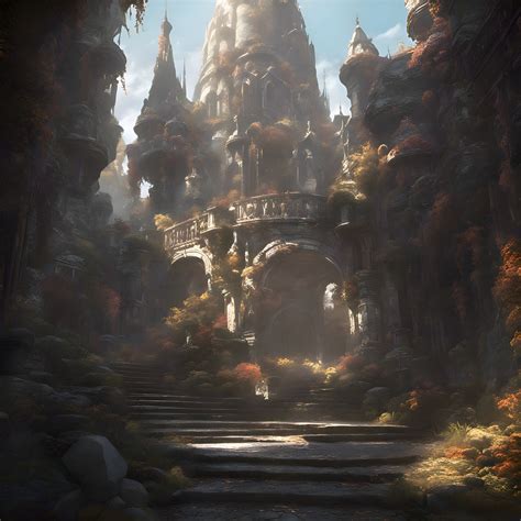 Lovely overgrown ruins - AI Generated Artwork - NightCafe Creator