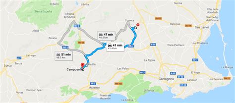 Getting to Camposol from Corvera Airport Murcia | Corvera Airport Travel