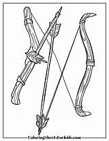 Archery Coloring Pages Free Print And Downloads  Sheets For sketch template