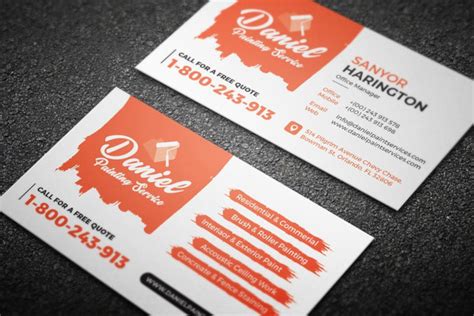 26+ Painter Business Card Designs & Templates - PSD, AI, InDesign