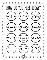 Emotions Coloring Sheets sketch template