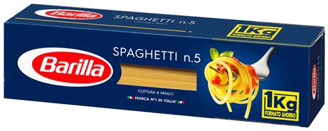 Barilla Pasta Spaghetti No.5 Box 1kg