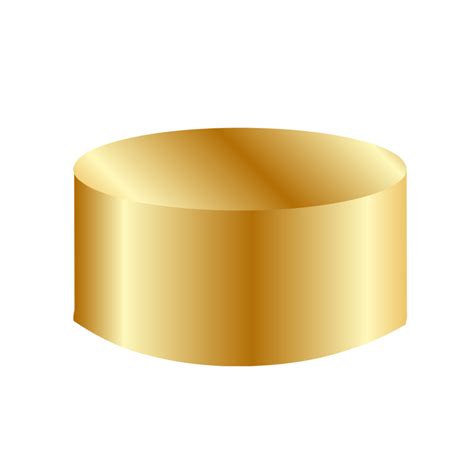 Golden podium for product display 22941524 PNG