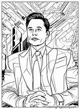 Más De 40 Páginas Para Colorear Elon Musk PDF Imprimible Gratis Y  sketch template