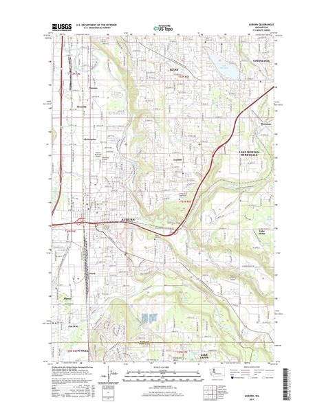 MyTopo Auburn, Washington USGS Quad Topo Map