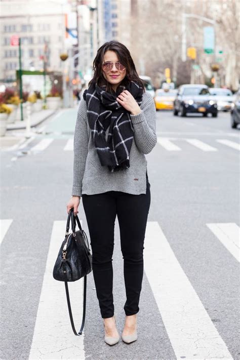 Women Outfits Grey And Black