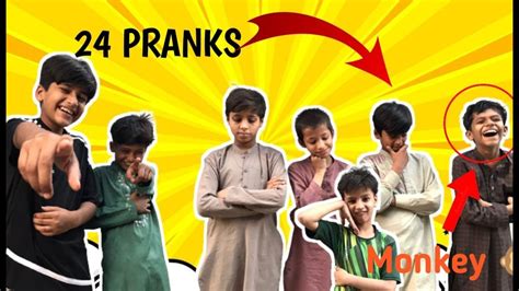 24 Pranks On Brother And Friend in 24 Hours - YouTube