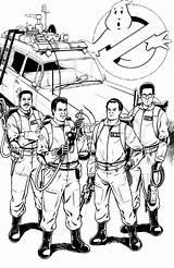 Printable Ghostbuster Coloring Pages sketch template