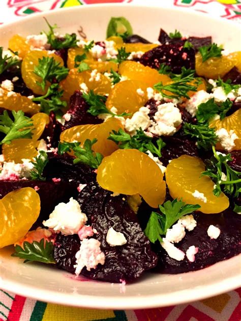 Roasted Beet Salad With Feta Cheese And Oranges – Melanie Cooks
