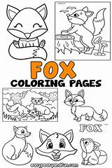 Free Printable Fox Coloring Pages For Kids sketch template