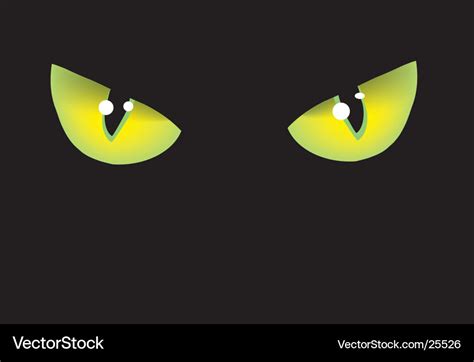 Cat eyes Royalty Free Vector Image - VectorStock