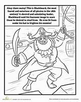 Blackbeard Coloring Page Printable Pages sketch template