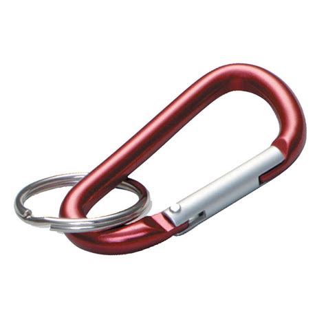 Lucky Line Products Small Anodized Aluminum C-Clip Key Ring-46001 - The Home Depot