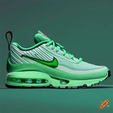 Green nike air max sneakers on Craiyon