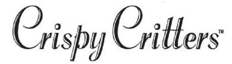 CRISPY CRITTERS Trademark of GB Cookies, LLC. Serial Number: 77764951 :: Trademarkia Trademarks