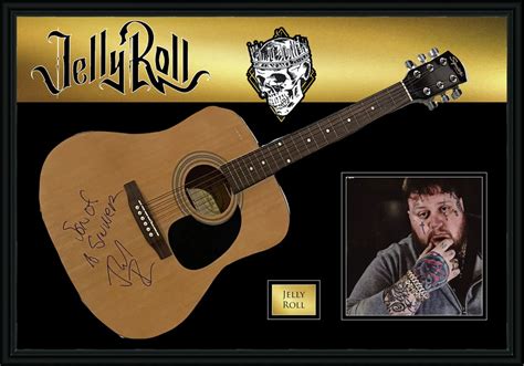 "Jelly Roll" Autographed Guitar - YourPremierMemorabilia