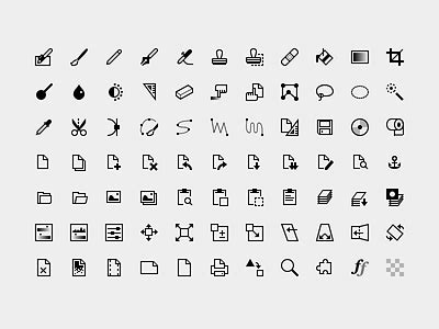 Gimp Theme Icons by Mitchell Hillman on Dribbble